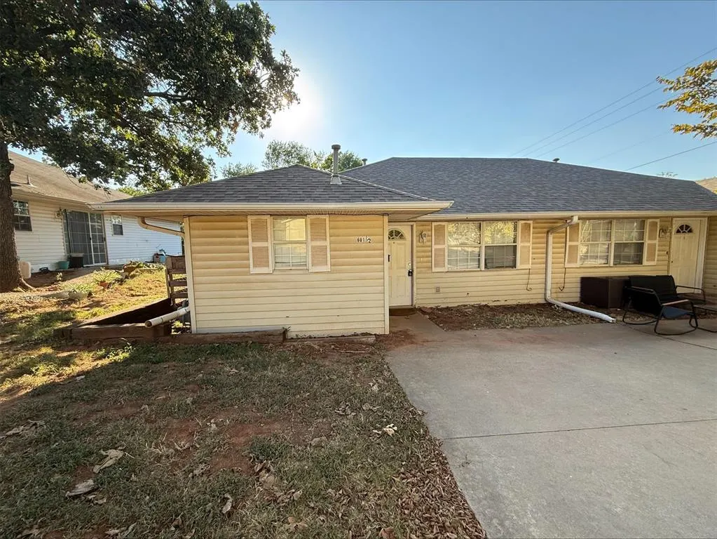 Front exterior — 601 Dogwood Avenue, Wellston, OK 74881