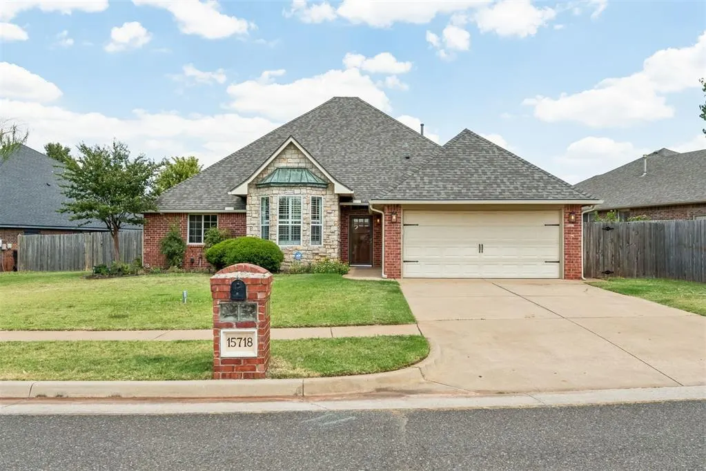 Front exterior — 15718 Teesdale Road, Edmond, OK 73013