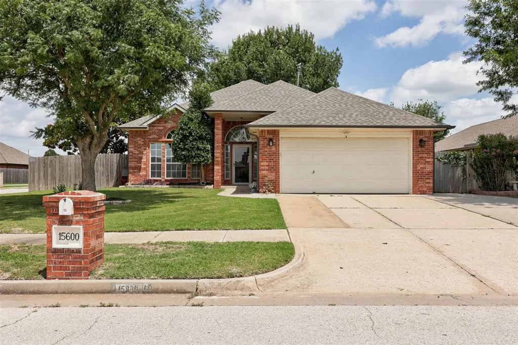 Front exterior — 15600 Sandstone Terrace, Oklahoma City, OK 73170