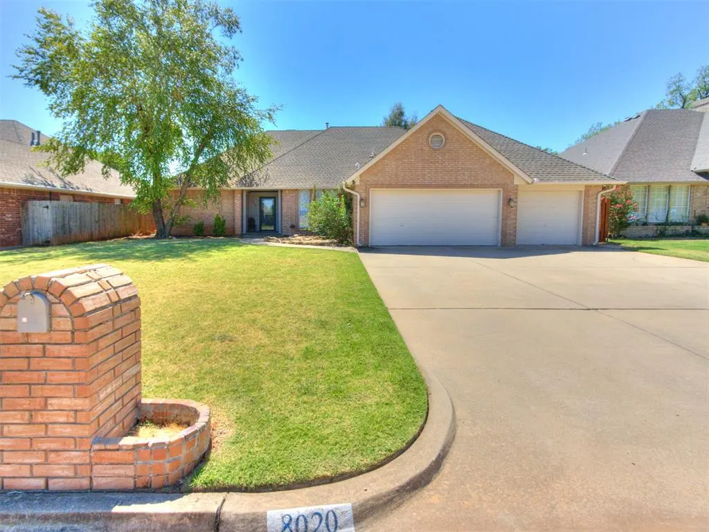 Front exterior — 8020 NW 100th Street, Oklahoma City, OK 73162