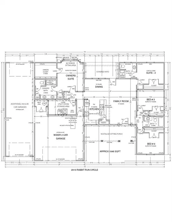 Front exterior — 2916 N Rabbit Run Circle, Stillwater, OK 74075