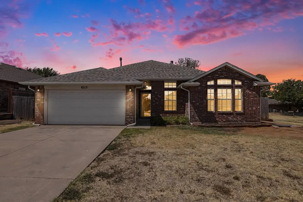 Front exterior — 8213 Aaron Drive, Oklahoma City, OK 73132