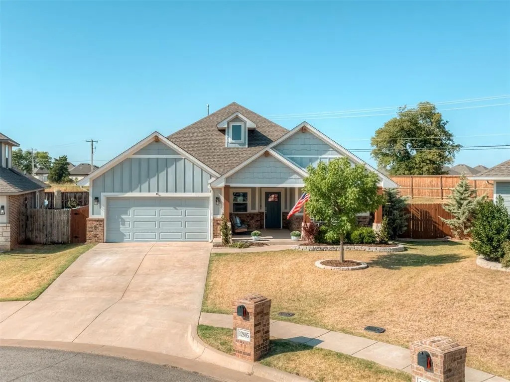 Front exterior — 12805 High Plains Avenue, Oklahoma City, OK 73142