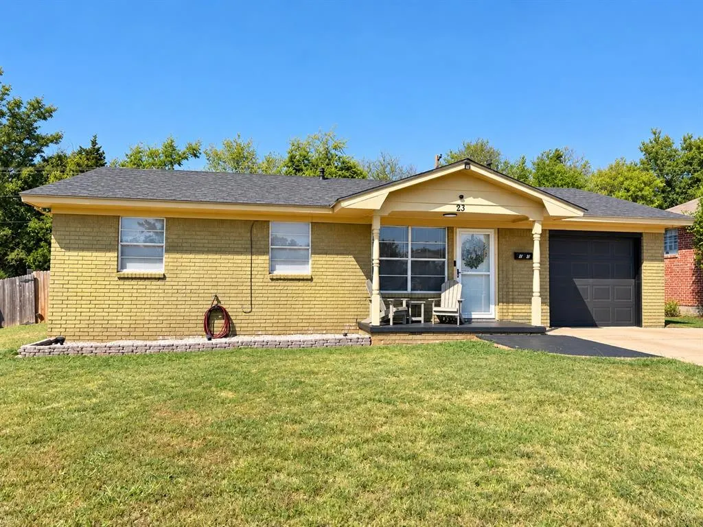 Front exterior — 23 Seneca Drive, Shawnee, OK 74801