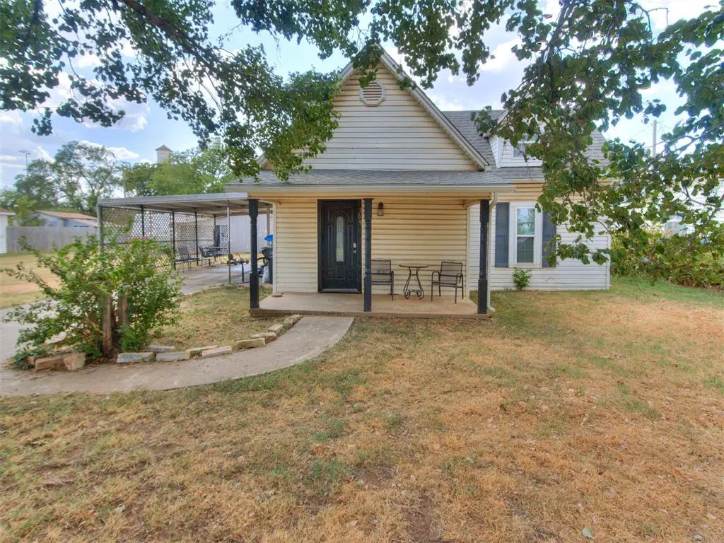 Front exterior — 309 S Pybas Street, Washington, OK 73093