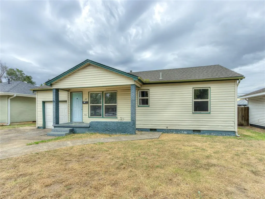 Front exterior — 1417 Laverne Avenue, Shawnee, OK 74801