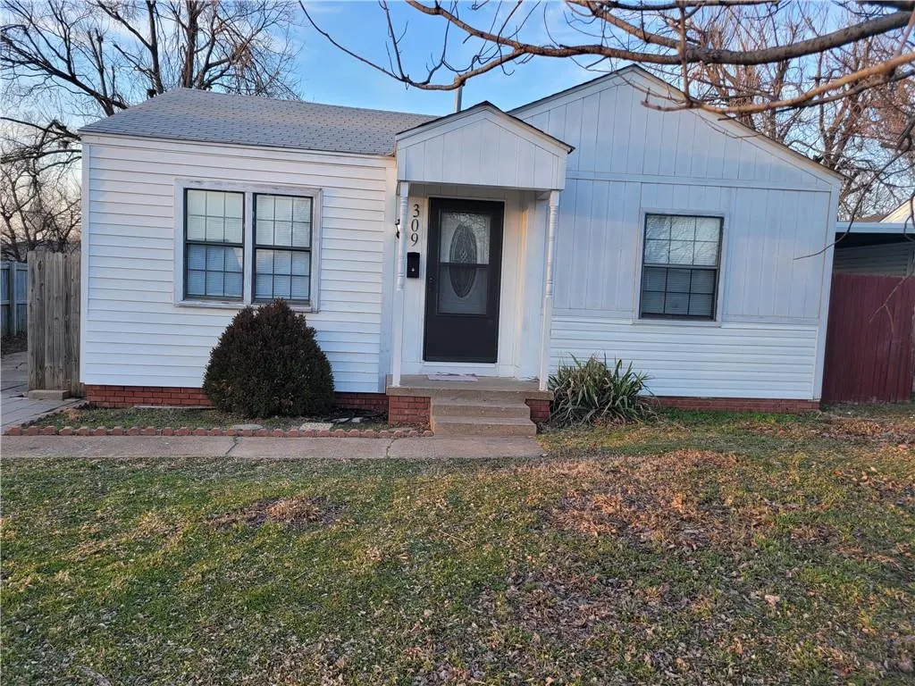 Front exterior — 309 E Fairchild Drive, Midwest City, OK 73110