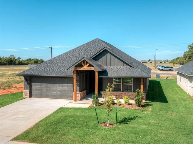 Front exterior — 5105 Misty Wood Lane, Mustang, OK 73064