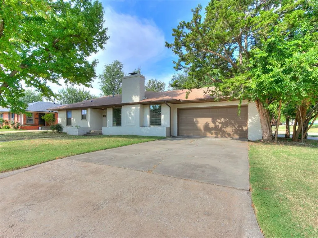 Front exterior — 9631 Stratford Drive, Oklahoma City, OK 73120
