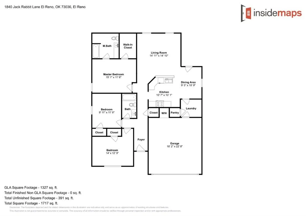 Photo 3 — 1840 Jack Rabbit Lane, El Reno, OK 73036