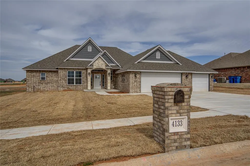 Front exterior — 4133 Caribou Street, Tuttle, OK 73089