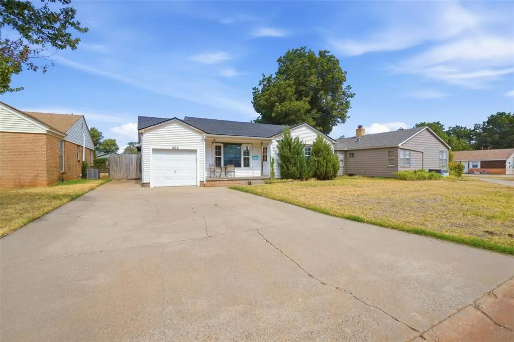 Front exterior — 403 Eisenhower Lane, Elk City, OK 73644