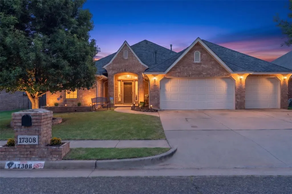 Front exterior — 17308 Triana Drive, Oklahoma City, OK 73170