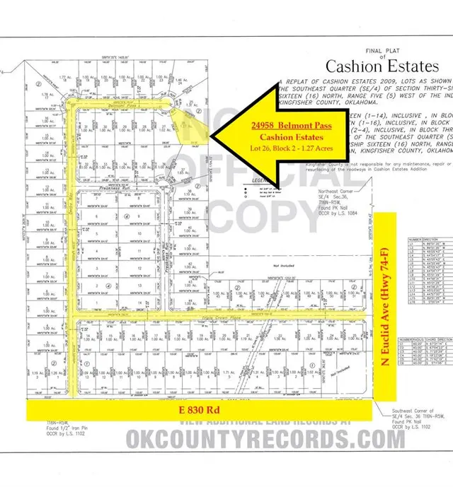 Photo 2 — 24958 Belmont Pass, Cashion, OK 73016