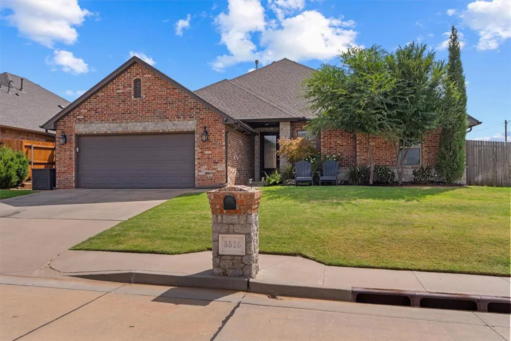Front exterior — 5526 Painted Pony Road, Oklahoma City, OK 73132