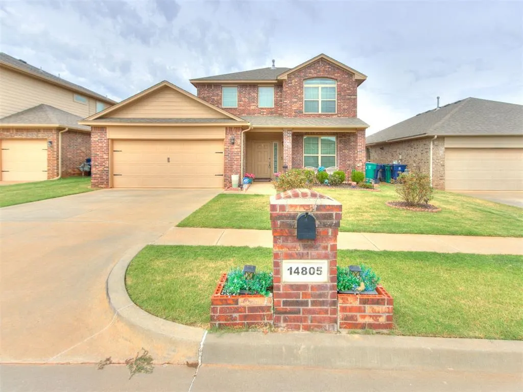 Front exterior — 14805 Gravity Falls Lane, Oklahoma City, OK 73142