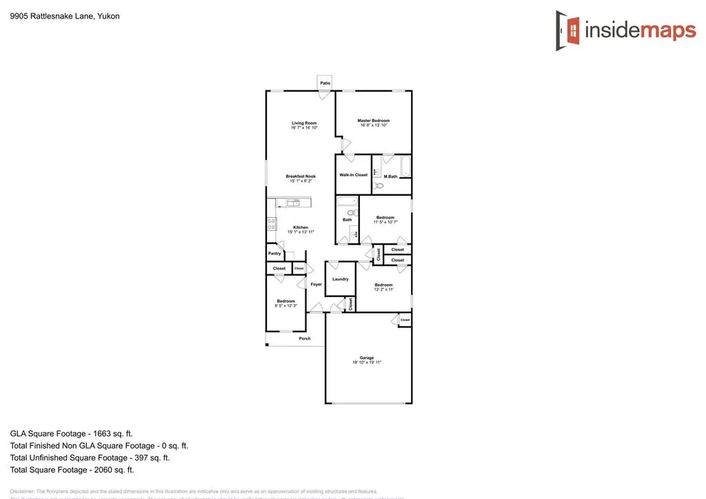 Photo 2 — 9905 Rattlesnake Lane, Yukon, OK 73099