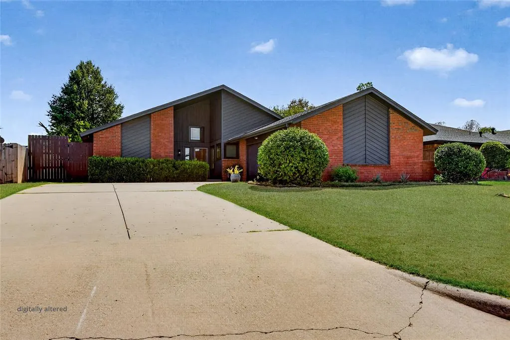 Front exterior — 6900 Blue Spruce Court, Oklahoma City, OK 73162