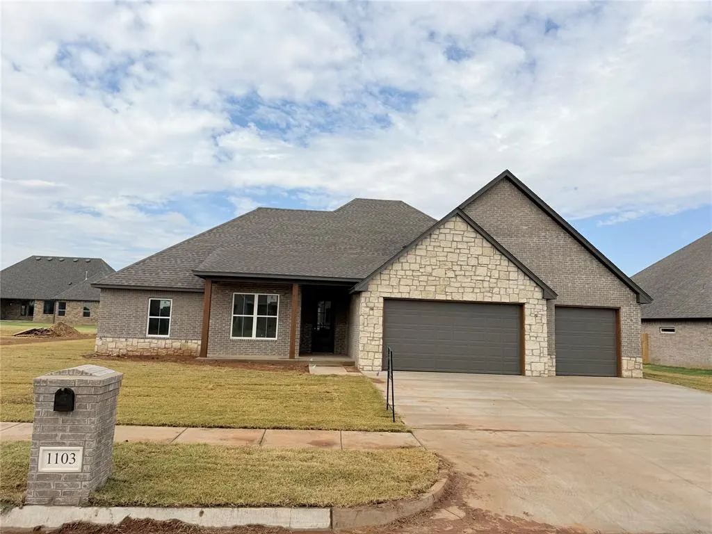 Front exterior — 1103 Jozie Way, Tuttle, OK 73089