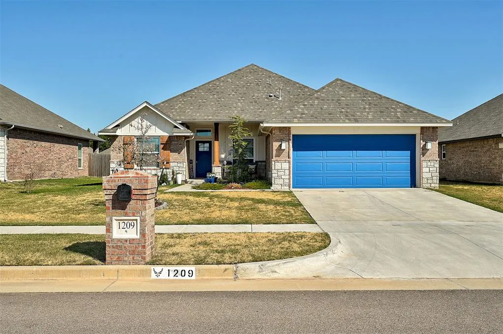 Front exterior — 1209 SW 140th Street, Oklahoma City, OK 73170