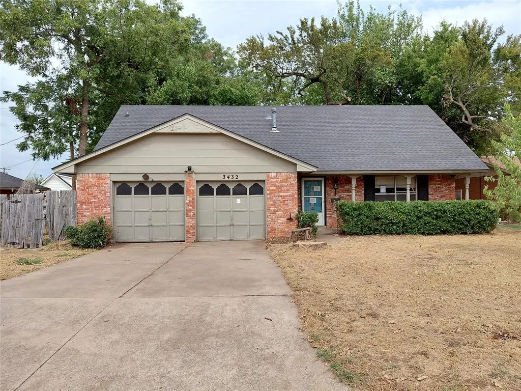 Front exterior — 3432 N Glenoaks Drive, Midwest City, OK 73110