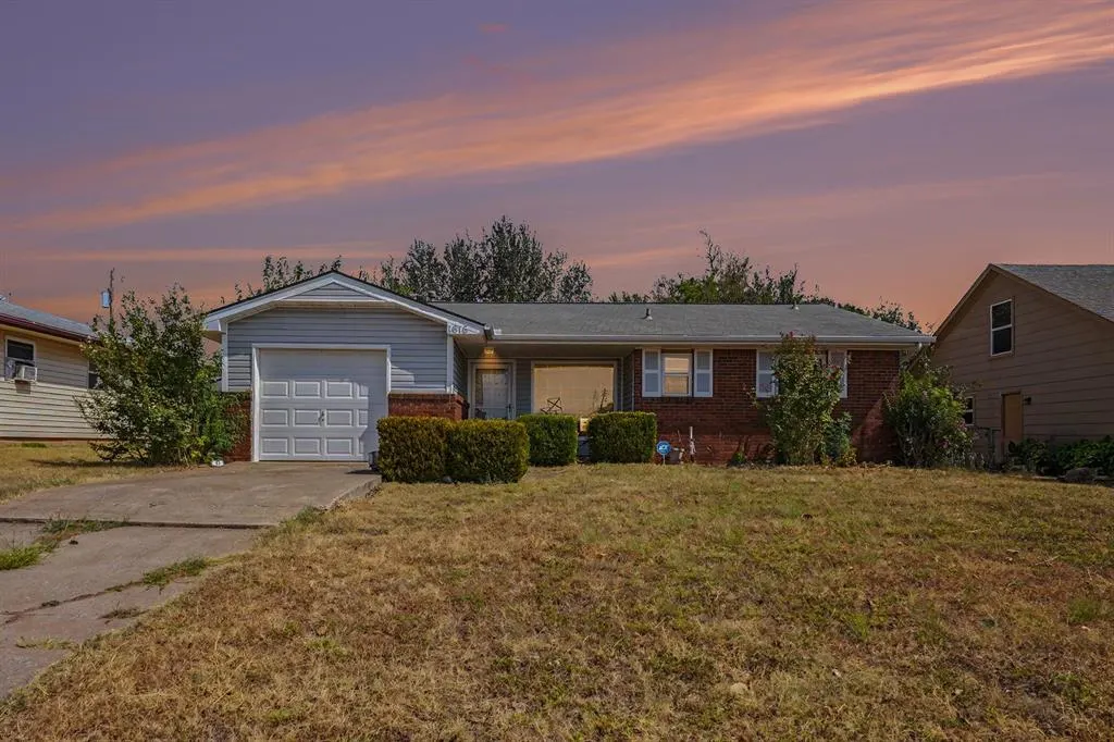Front exterior — 1616 Melody Drive, Midwest City, OK 73130