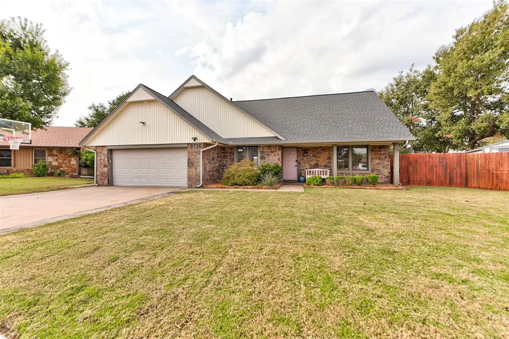 Front exterior — 3136 S David Drive, Oklahoma City, OK 73159