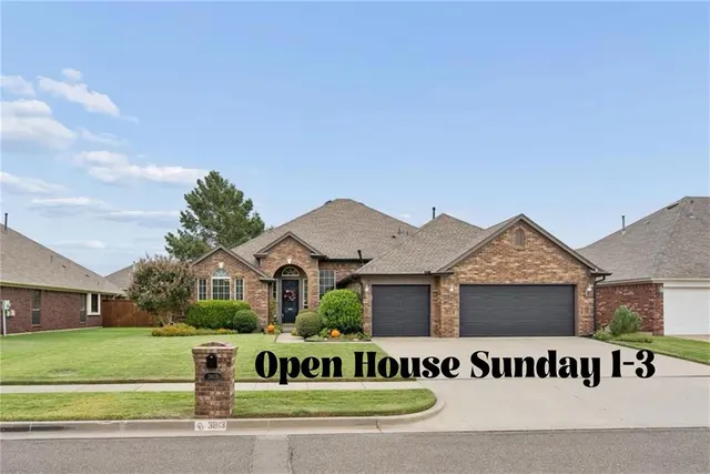 Front exterior — 3813 Lorings Road, Norman, OK 73072