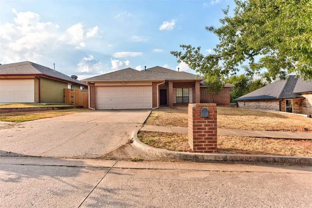 Front exterior — 11642 Tyson Court, Midwest City, OK 73130