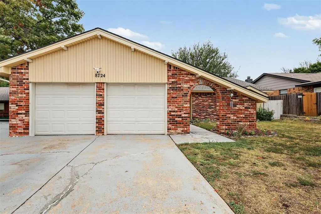 Front exterior — 8724 Dena Lane, Oklahoma City, OK 73132