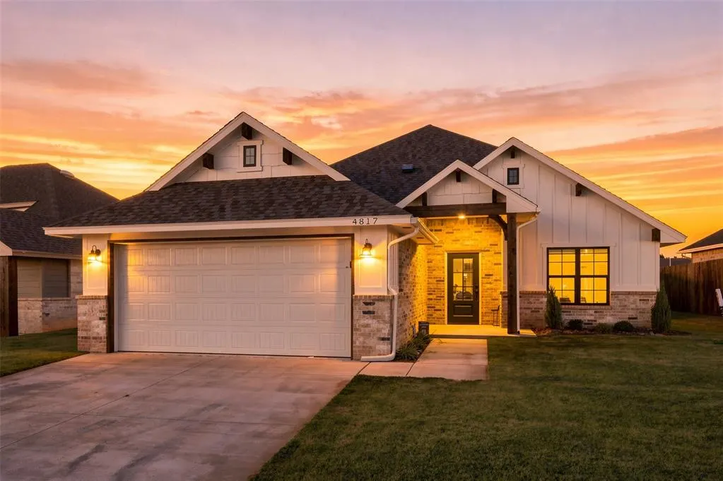 Front exterior — 4817 Misty Wood Lane, Mustang, OK 73064