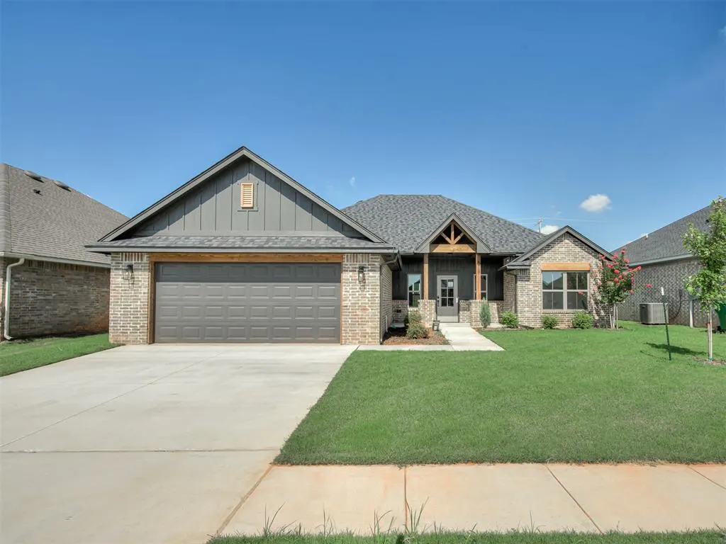 Front exterior — 4913 Misty Wood Lane, Mustang, OK 73064