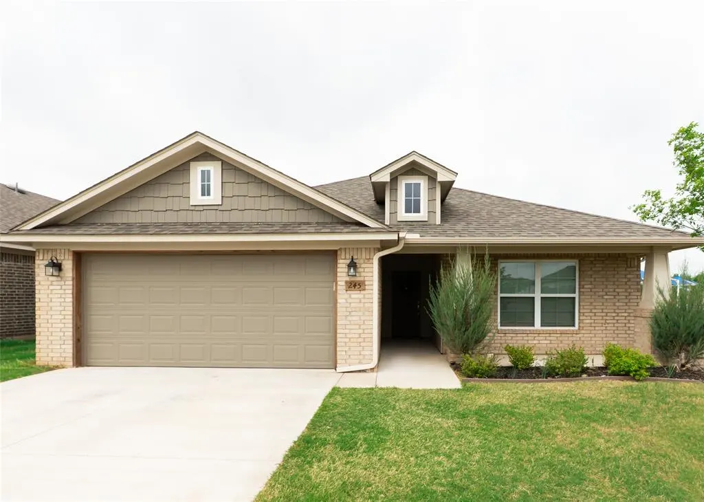 Front exterior — 245 Vista Drive, Yukon, OK 73099