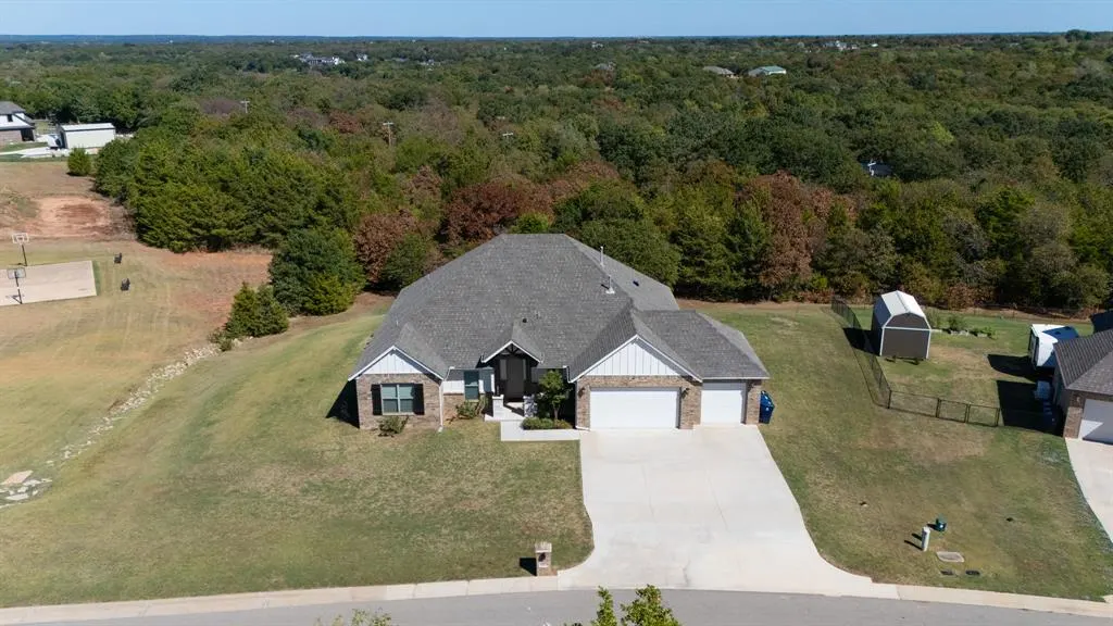 Front exterior — 14624 Lockton Drive, Jones, OK 73049