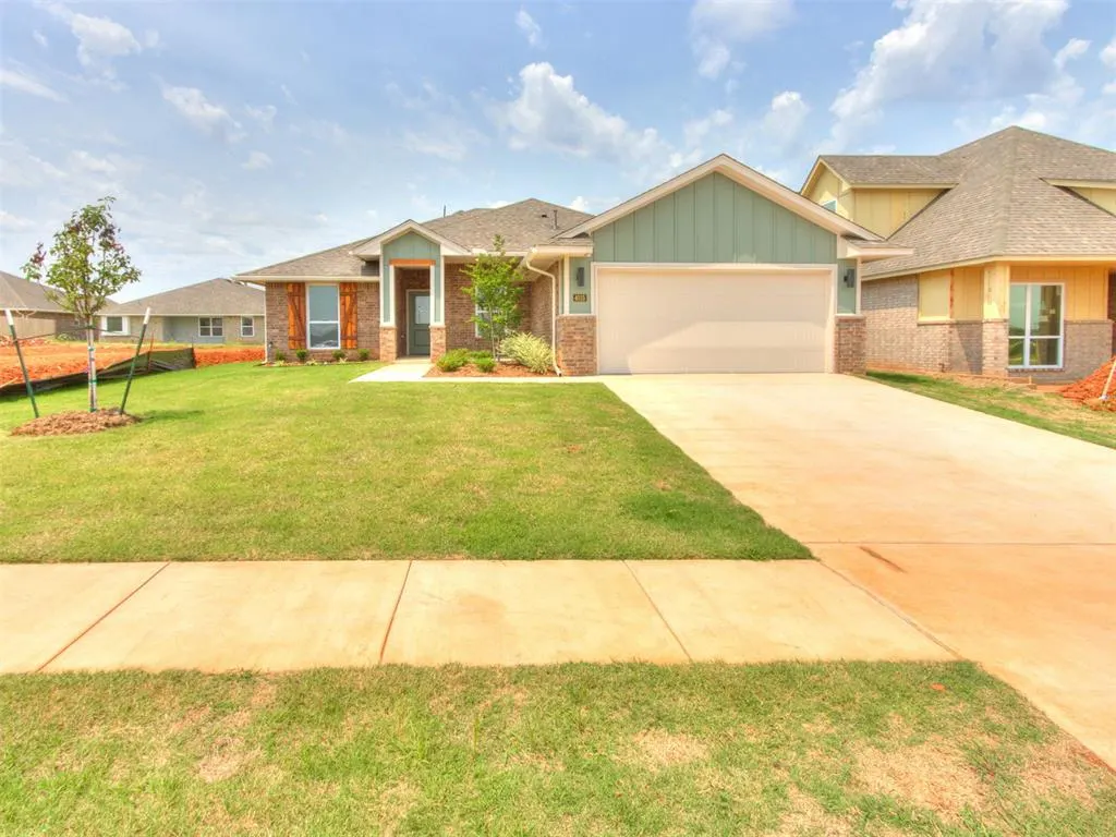 Front exterior — 4015 Abingdon Drive, Norman, OK 73026