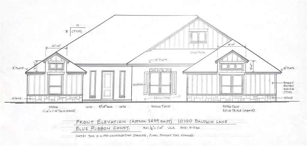 Front exterior — 10100 Baldwin Lane, Oklahoma City, OK 73169