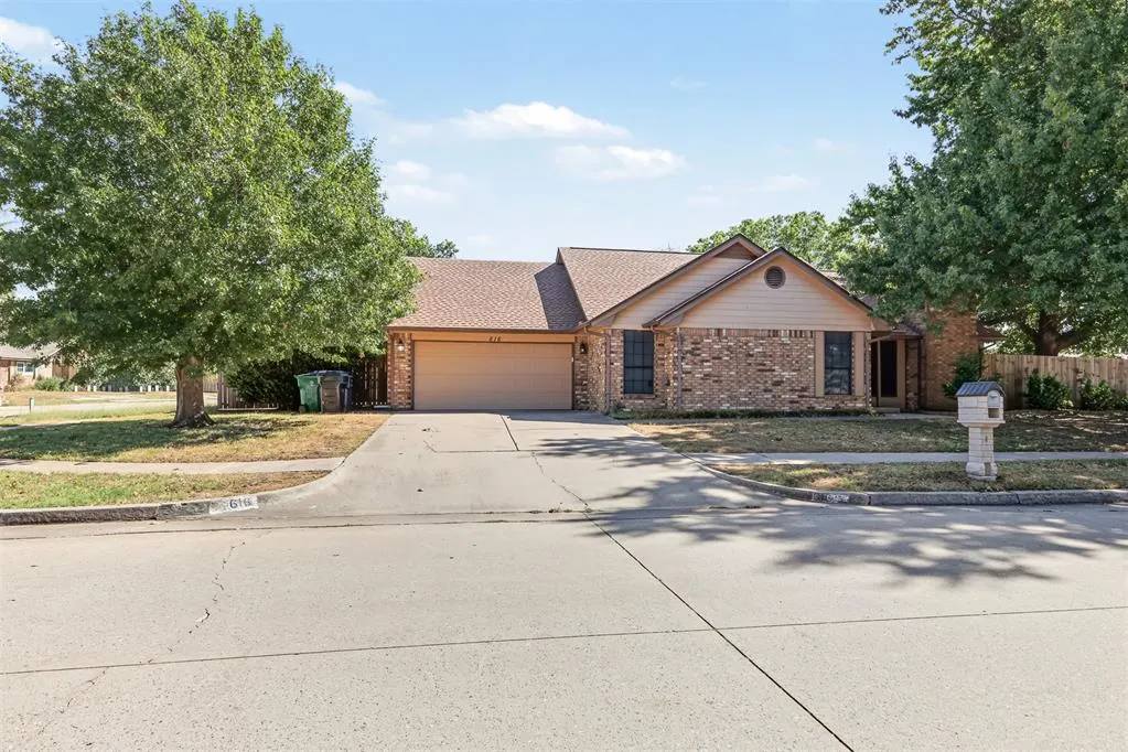Front exterior — 616 Cypress Drive, Oklahoma City, OK 73170