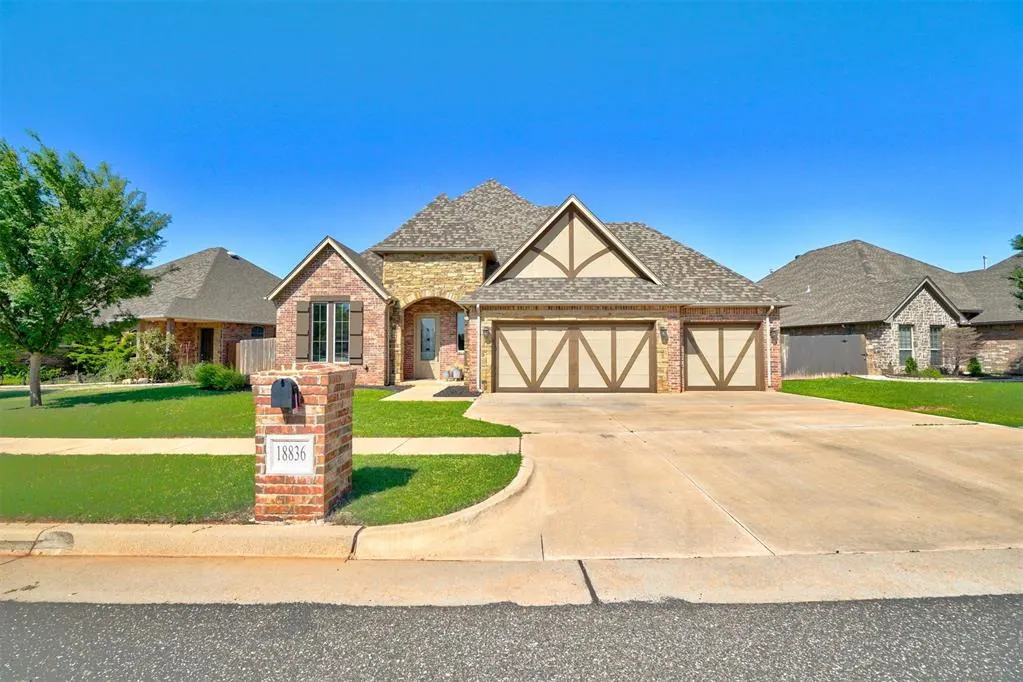 Front exterior — 18836 Rolling Hill Way, Oklahoma City, OK 73012