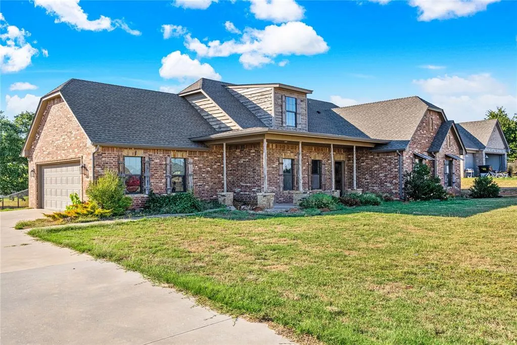 Front exterior — 26805 Stirrup Court, Blanchard, OK 73010