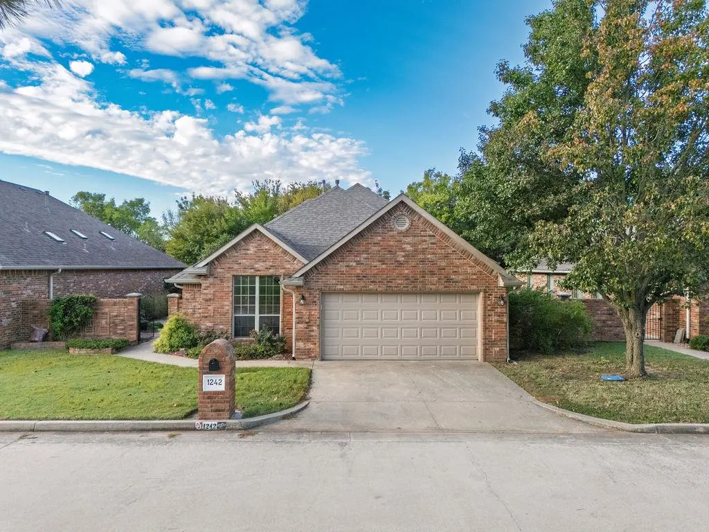 Front exterior — 1242 Augusta Court, Shawnee, OK 74801