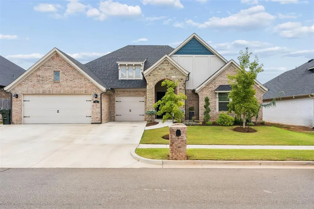 Front exterior — 412 Maybury Drive, Norman, OK 73069