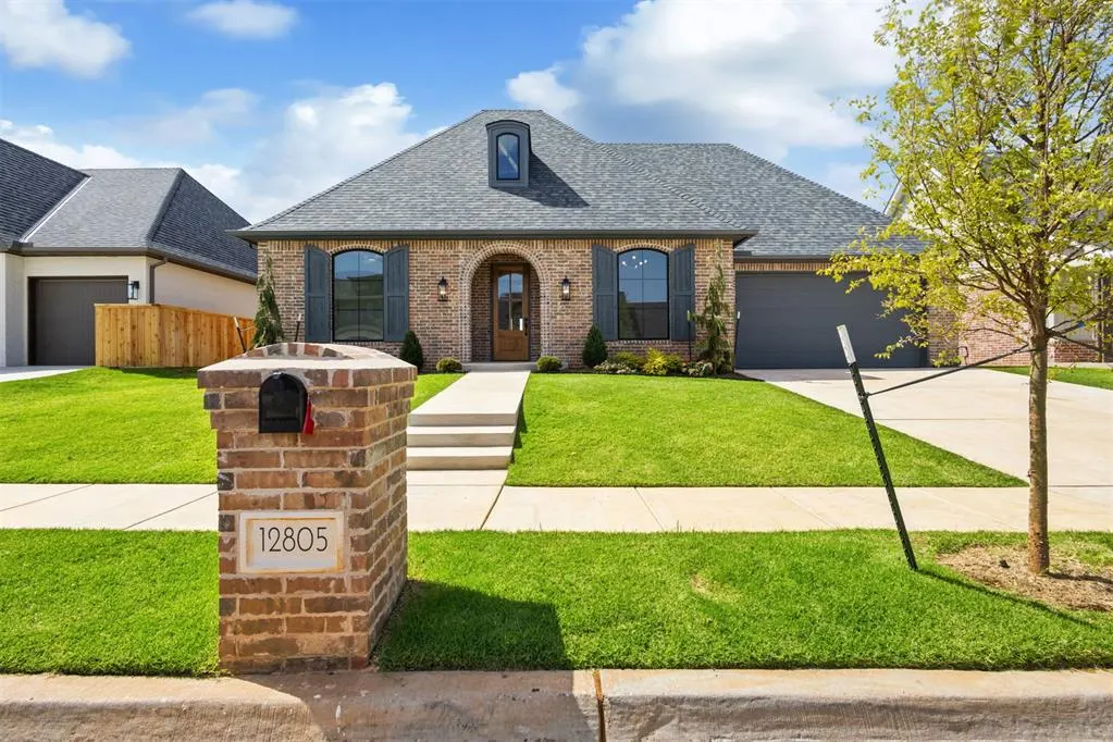 Front exterior — 12805 Cobblestone Curve Road, Oklahoma City, OK 73142