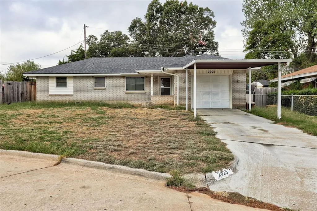 Front exterior — 2025 Albert Drive, Midwest City, OK 73130