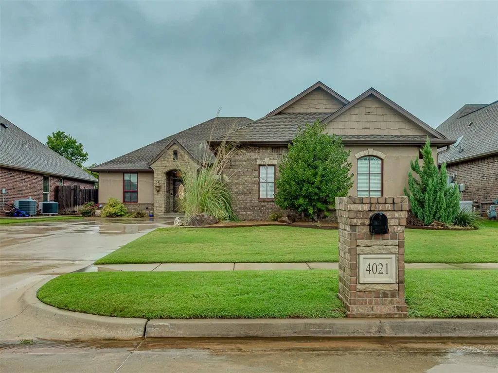 Front exterior — 4021 Slater Drive, Moore, OK 73071