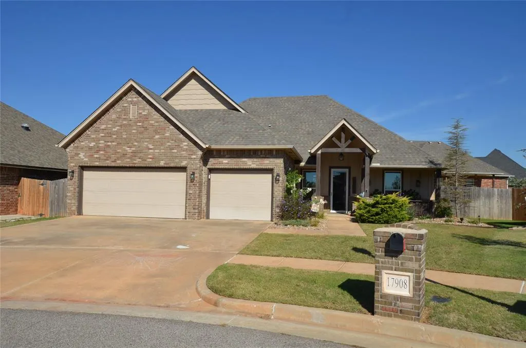 Front exterior — 17908 Groveton Boulevard, Edmond, OK 73012