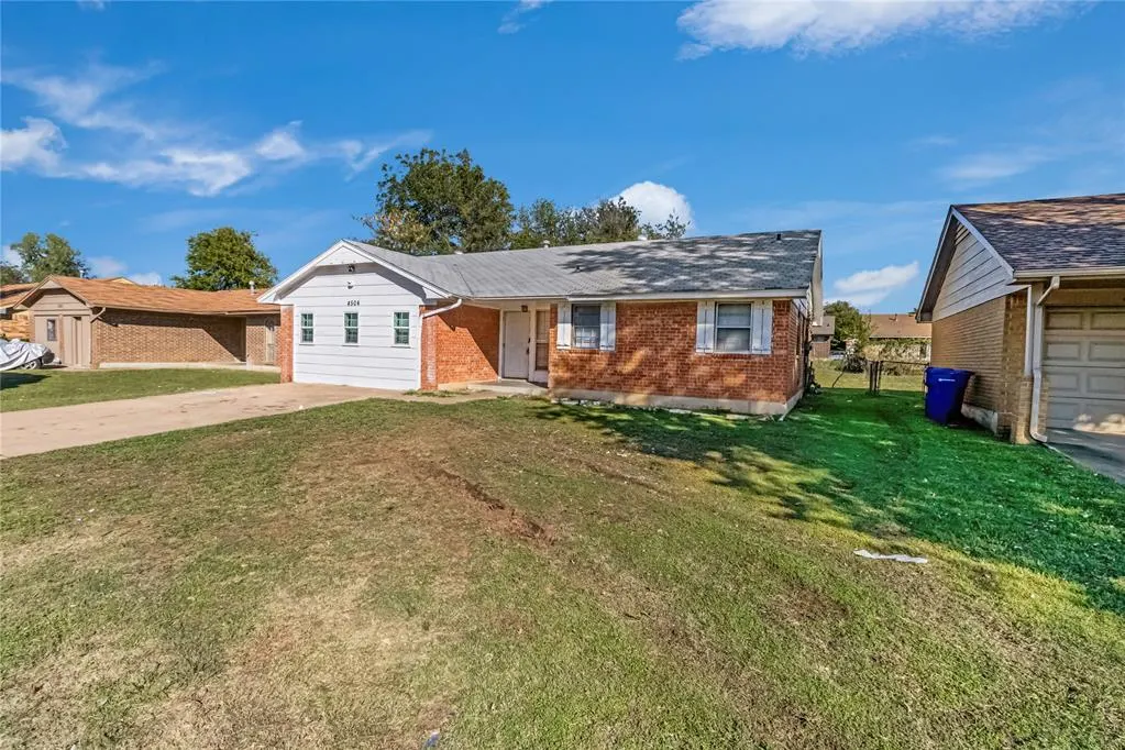 Front exterior — 4504 Meadowpark Drive, Midwest City, OK 73110