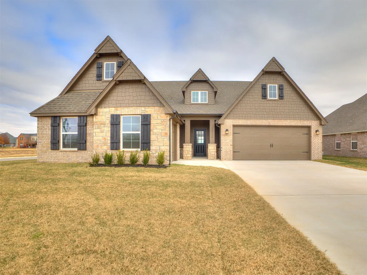 Front exterior — 14739 S College Place, Bixby, OK 74008