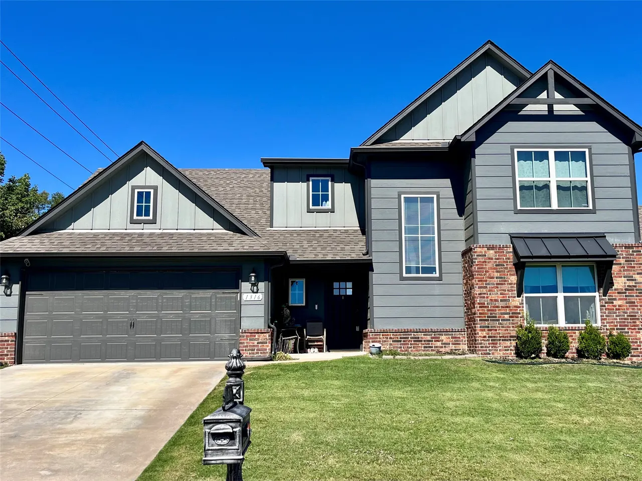 Front exterior — 1316 E South Park Street, Broken Arrow, OK 74011