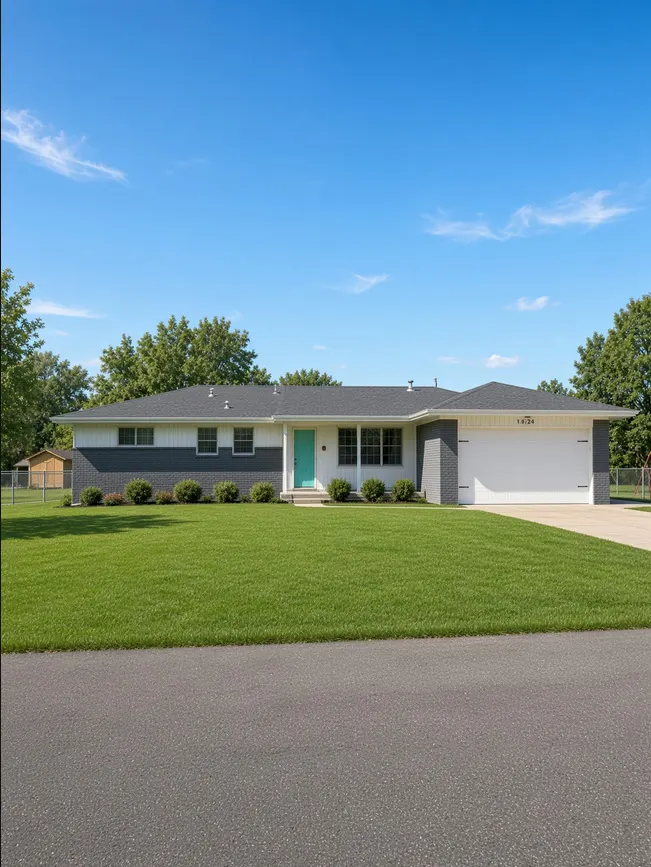 Front exterior — 1282 S 103rd East Road, Tulsa, OK 74128