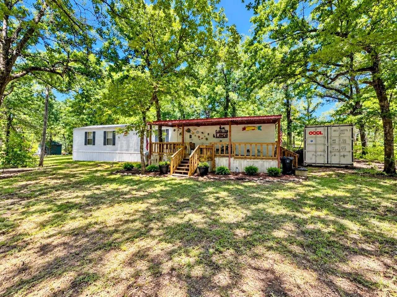 Front exterior — 10716 Driftwood Road, Kingston, OK 73439